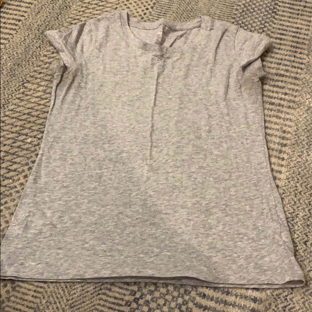 Basic Grey Short Sleeve Shirt